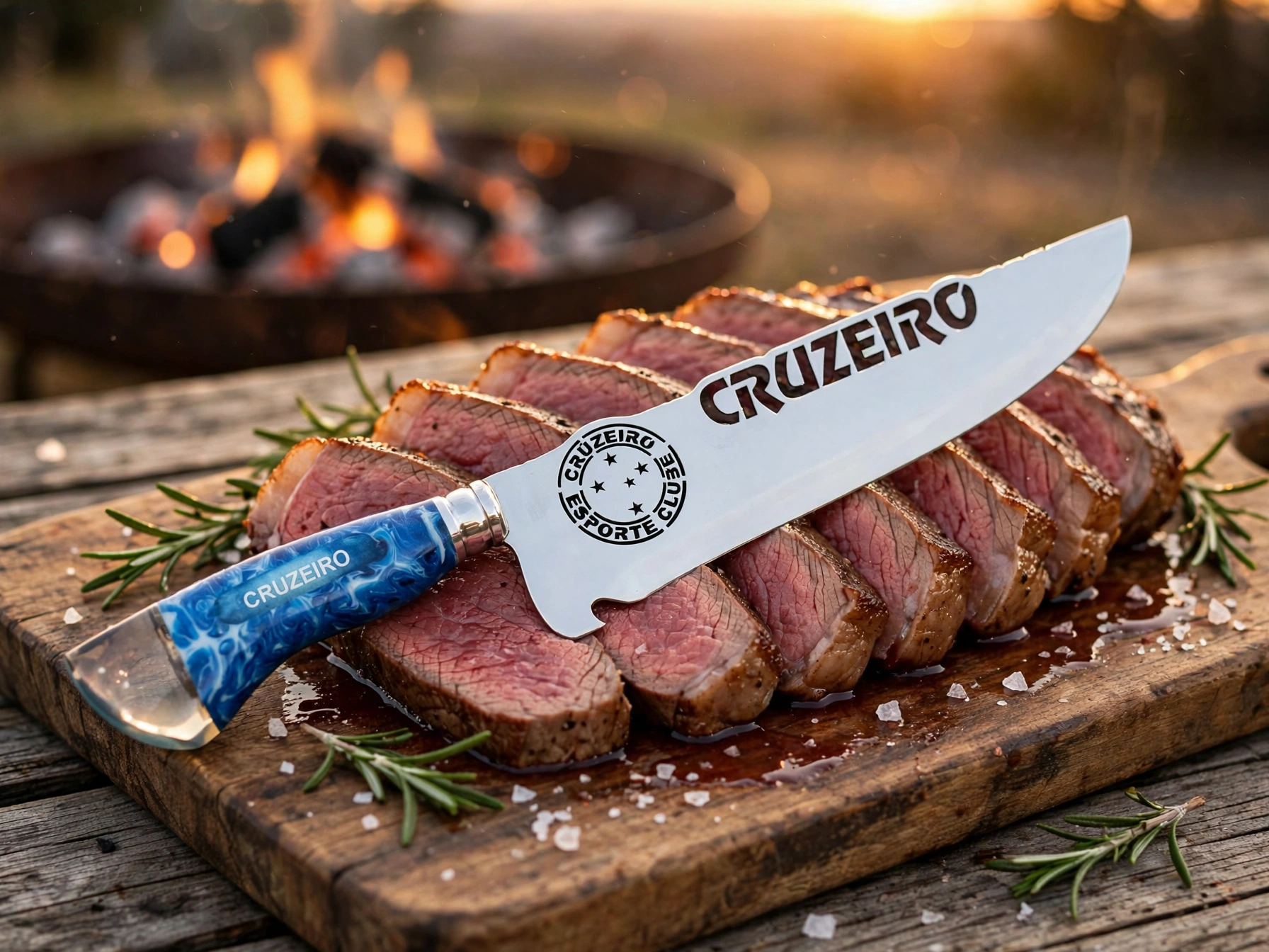 Foto de Faça Personalizada - Cruzeiro, peça artesanal PB Facas
